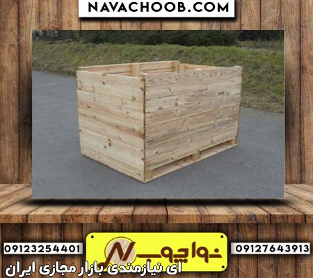باکس چوبی صادراتی در شرکت نوا چوب با بهترین قیمت