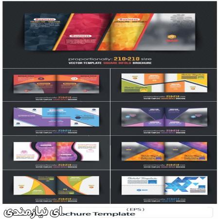 1000 طرح لایه باز بروشور و کاتالوگ