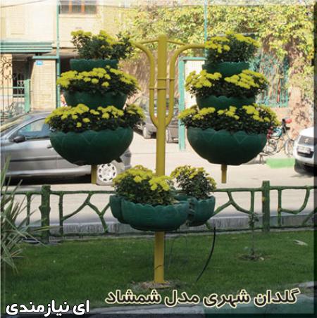 ساخت انواع گلدانهای فایبر گلاس