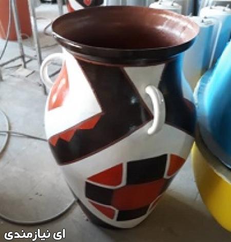 ساخت انواع گلدانهای فایبر گلاس