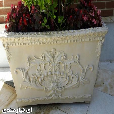 ساخت انواع گلدانهای فایبر گلاس