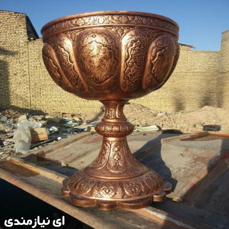 گلدانهای طرح جام فایبرگلاس