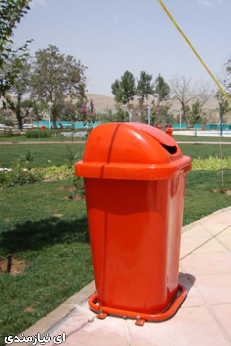 ساخت انواع سطل زباله فایبرگلاس
