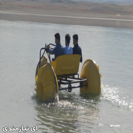قایق پدالی طرح جدید سه چرخه