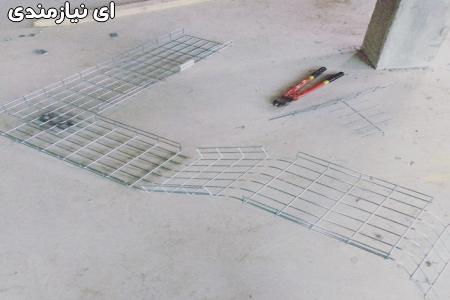 سینی مش سبد کابل سینی سبدی