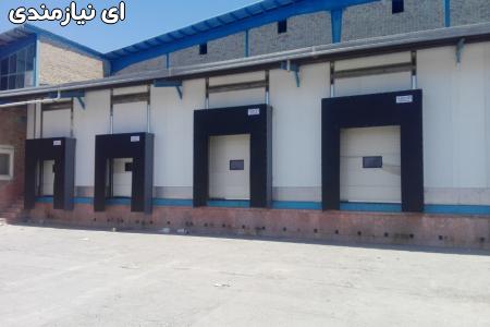 درب سکشنال صنعتی، درب سکو بارگیری، درب زیرسقفی، درب صنعتی ABTINSANAT