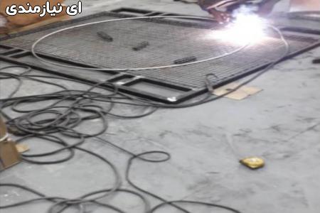 جوشکاری سیار،انجام امور جوشکاری رابیس نما،ساختمان،تالار عروسی و…