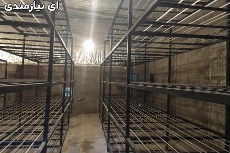 تولید کننده انواع رطوبت ساز .. مه پاش .. و قفسه آماده سالن قارچ