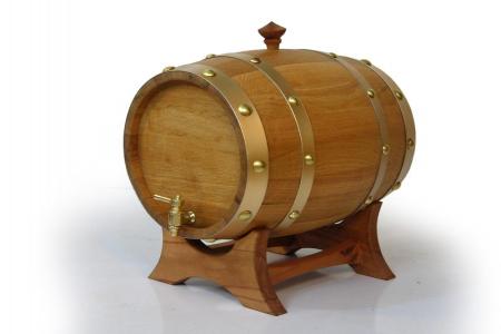 بشکه چوبی مخزن دار و بدون مخزن مناسب سرو نوشیدنی از چوب بلوط سفید