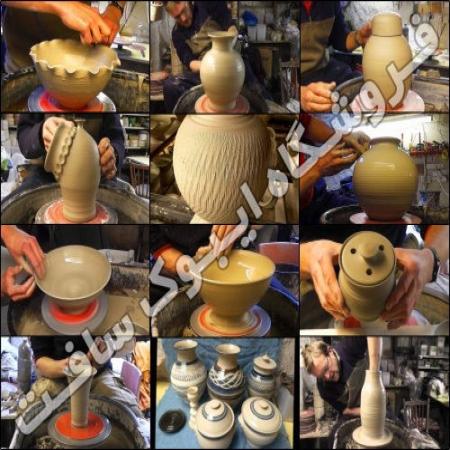 فیلم های آموزشی هنر سفال گری (فارسی - انگلیسی)
