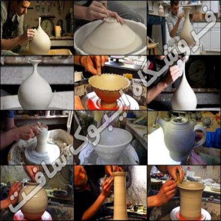 فیلم های آموزشی هنر سفال گری (فارسی - انگلیسی)