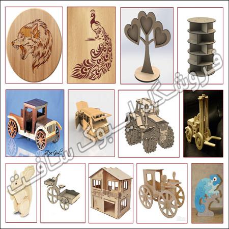 پکیج 10000 طرح معرقکاری لیزر و سی ان سی