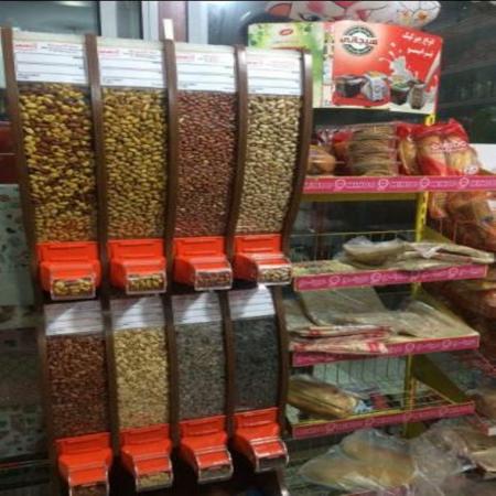 تولید و عرضه مدرنترین استندهای مکانیزه آجیل، خشکبار و حبوبات متنوع