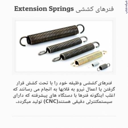 :: فنرسازی و واشر بری کبیر،تولید کننده انواع فنر:فشاری،کششی،شاخکدار و واشرهای نسوز