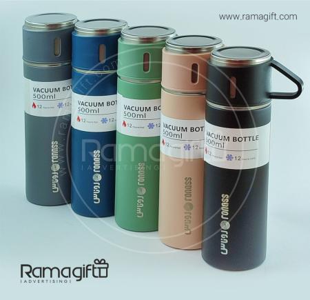 چاپ فلاسک تبلیغاتی 3لیوانه