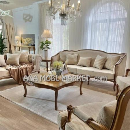 میز ناهارخوری چوبی 8 نفره جهیزیه