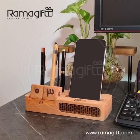 •	• ست رومیزی چوبی