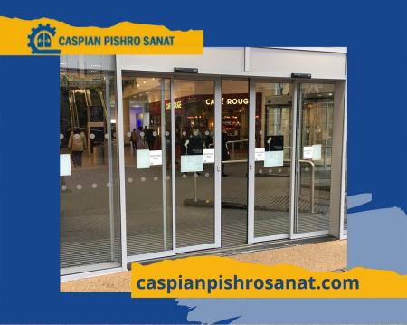 درب شیشه ای اتوماتیک فولدینگ
