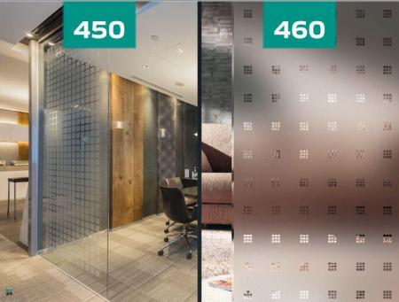 انواع برچسب های دکوری شیشه