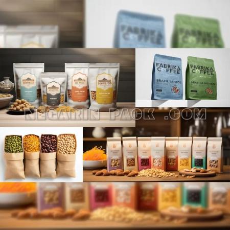 پاکت کرافت پنجره دار