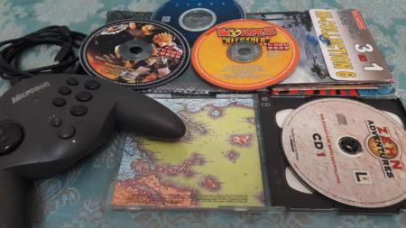 دسته بازی مایکروسافت برای کامپیوتر و لب-تاپ و رابط کابل PS1