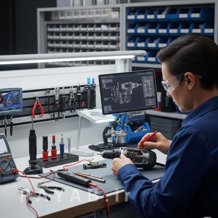 خدمات تخصصی تعمیر و نگهداری ابزارآلات صنعتی و ساختمانی