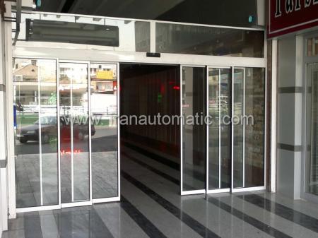 درب اتوماتیک شیشه ای فروشگاه