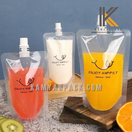 پاکت ایستاده زیپ دار شفاف