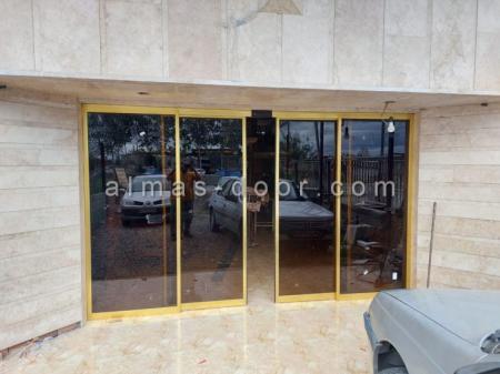 موتور درب ریلی شیشه ای