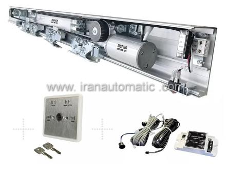 درب اتوماتیک با فریم آلومینیوم