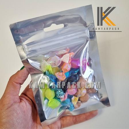 پاکت ایستاده زیپ دار شفاف