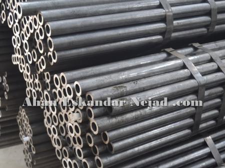 لوله سیلندری ST52 سنگ خورده