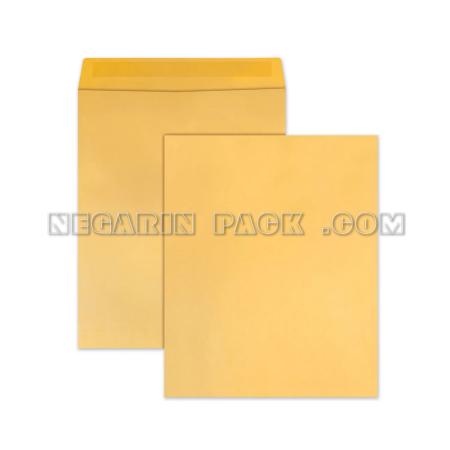 پاکت کرافت سه طرف دوخت