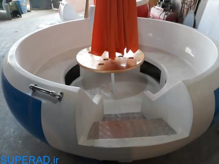 قایق موتوری گرد دوناتی هشت نفره