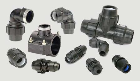 اتصالات استاندارد پلی اتیلن برای آبیاری تحت فشار