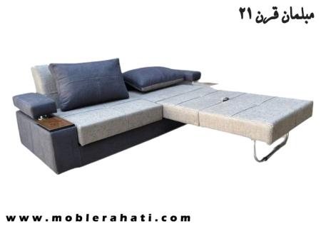 ⭐️مبل تختخوابشو 2 قلو مبلمان قرن 21