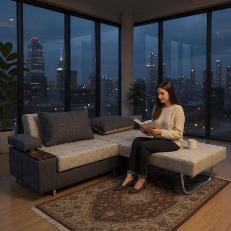 ⭐️مبل تختخوابشو 2 قلو مبلمان قرن 21