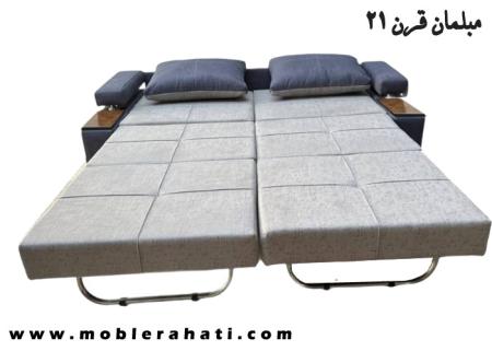 ⭐️مبل تختخوابشو 2 قلو مبلمان قرن 21