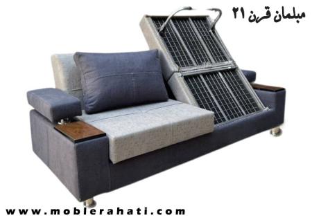 ⭐️مبل تختخوابشو 2 قلو مبلمان قرن 21