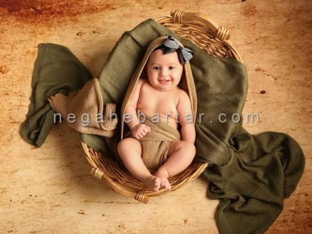 عکاسی نوزاد سبک مینیمال