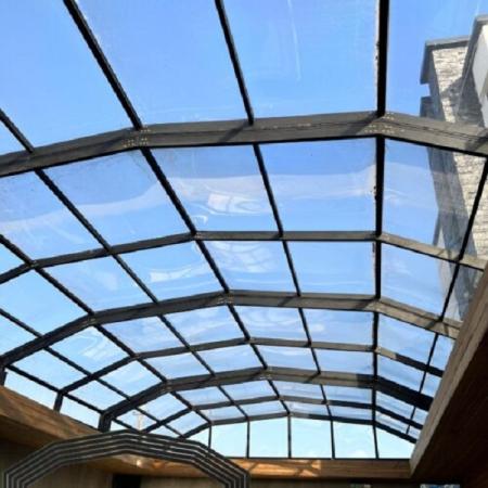 سقف متحرک استخر سقف متحرک المینیومی در چهارباغ