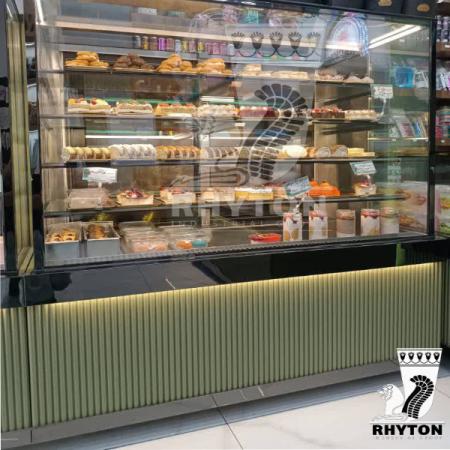 🍰یخچال قنادی ریتون شاپ نسل جدید | سرمایش هوشمند، باکیفیت