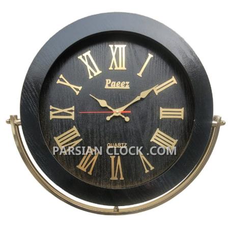 ساعت دیواری پایه دار طرح پاییز