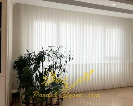 پرده آماده حریر ساده