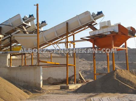 تجهیزات دانه بندی شن و ماسه