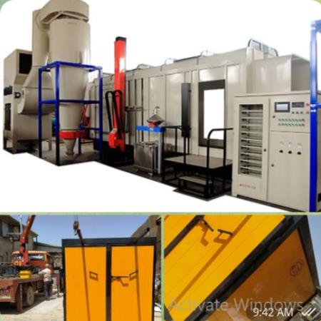 تولید تجهیزات خط رنگ پودری