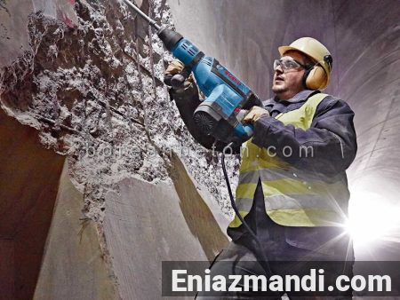 تخریب ساختمان بتنی