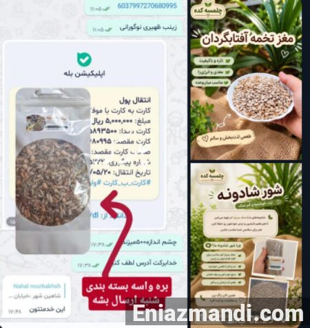 آجیل وخشکبارتنقلات سالم
