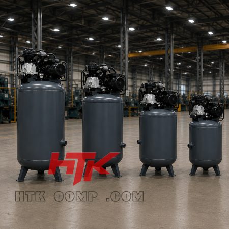 تولید کمپرسور پیستونی 1.5 اسب بخار خوابیده 80 لیتری - تصویر 2 از 5